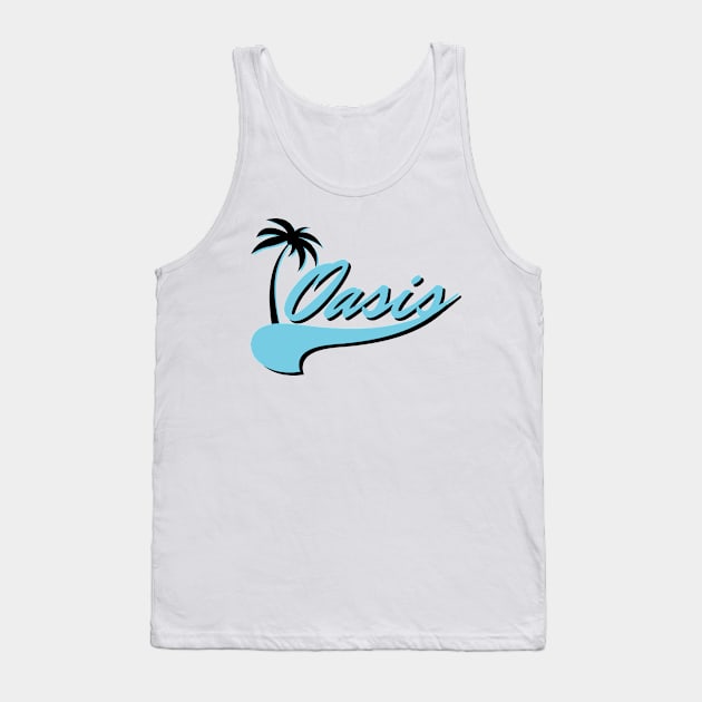 Oasis Palm Tee Tank Top by Oasis Community Church